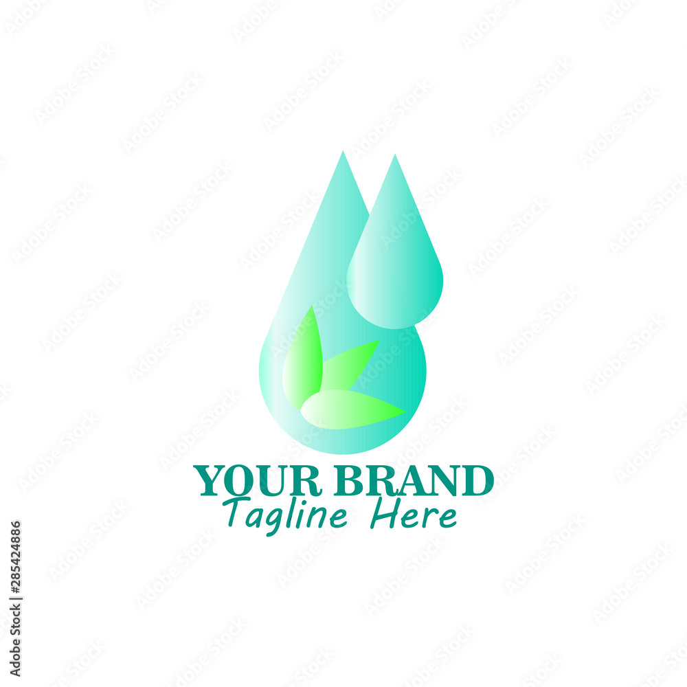 Water drop Logo Template vector illustration design Water drop Logo Template vector illustration design