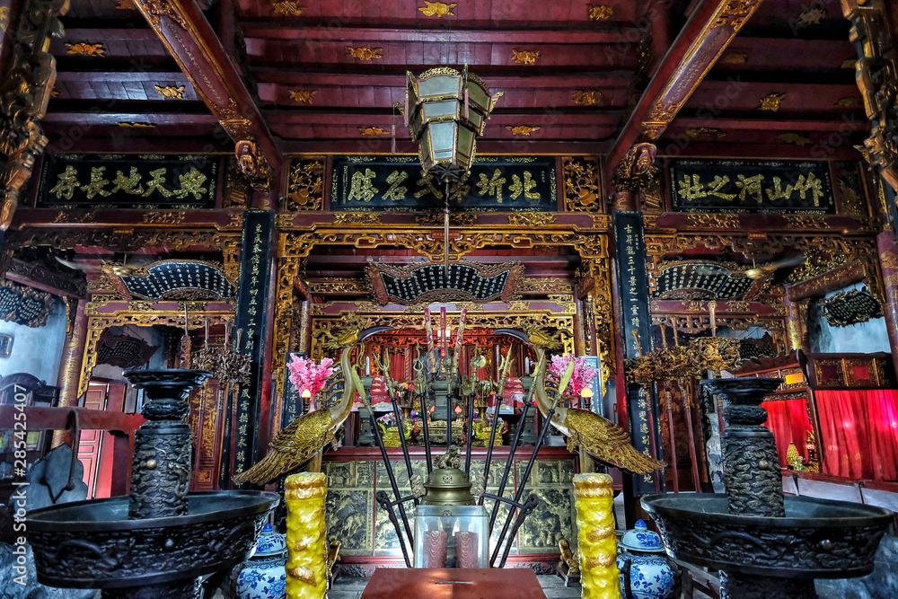 Quan Thanh Temple in Hanoi, Vietnam.