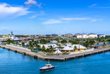 Bay of Water in Freeport City, Grand Bahama, Bahamas