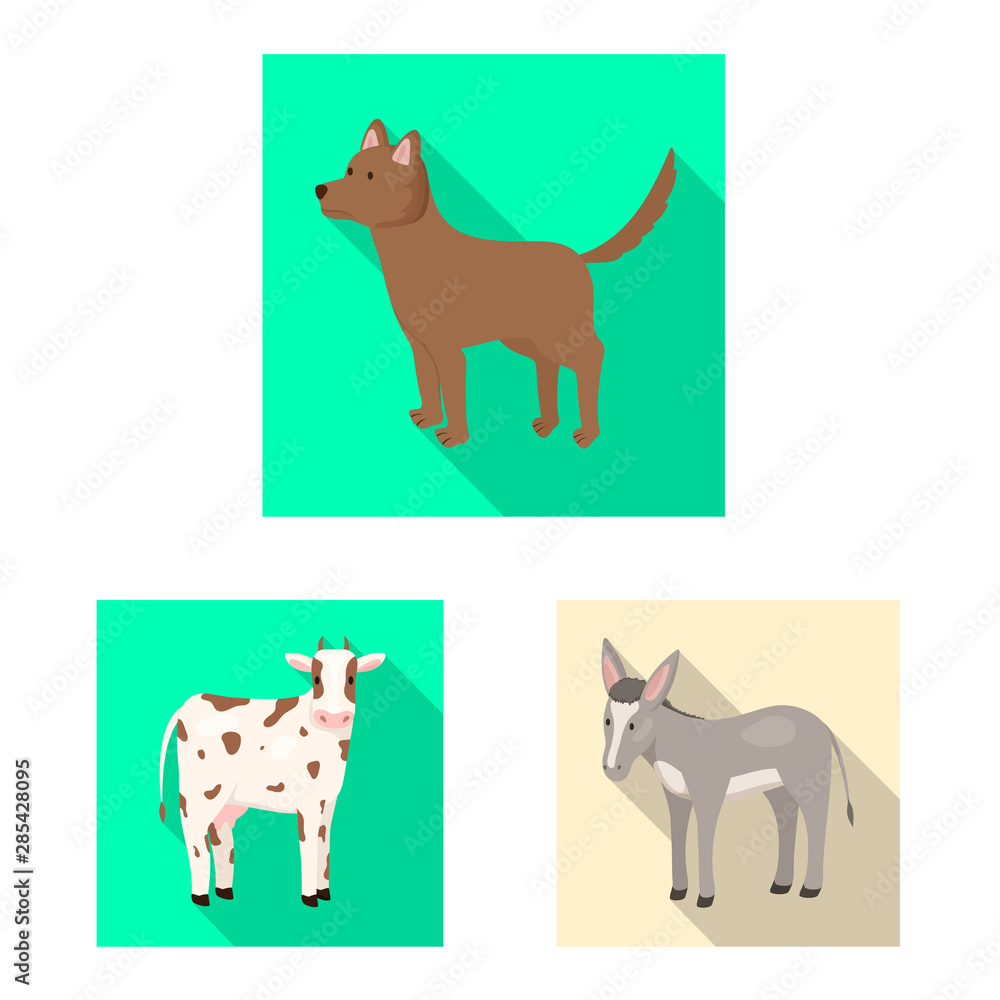 Vector illustration of breeding and kitchen logo. Collection of breeding and organic stock symbol for web. Vector illustration of breeding and kitchen logo. Collection of breeding and organic stock symbol for web.