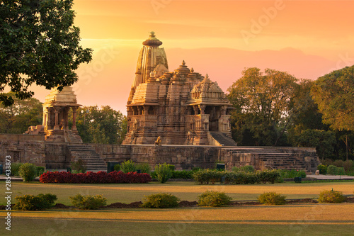 Western Group of Temple Khajuraho, Madhya Pradesh India - A world Unesco Heritage Site