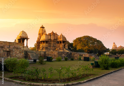 Western Group of Temple Khajuraho, Madhya Pradesh India - A world Unesco Heritage Site