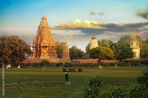 Western Group of Temple Khajuraho, Madhya Pradesh India - A world Unesco Heritage Site