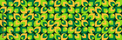 Geometric vintage wallpaper