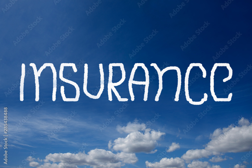 Insurance cloud word Insurance cloud word