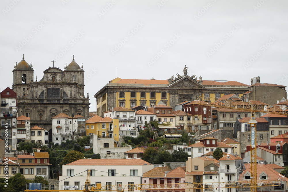 Porto views and landscapes in august summer 2019. No edited