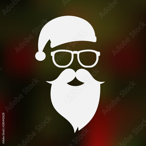 hipster santa clause christmas winter