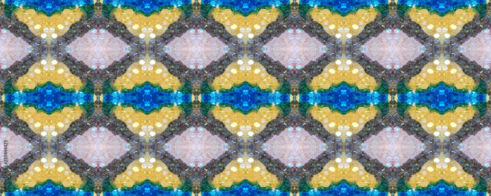 Ikat Seamless Pattern. Ikat Seamless Pattern.