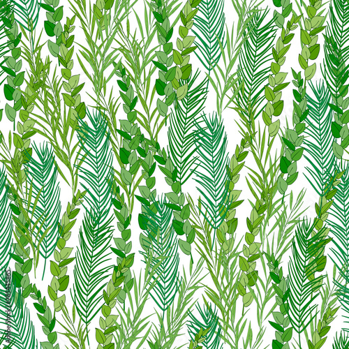 Happy Sukkot seamless background.