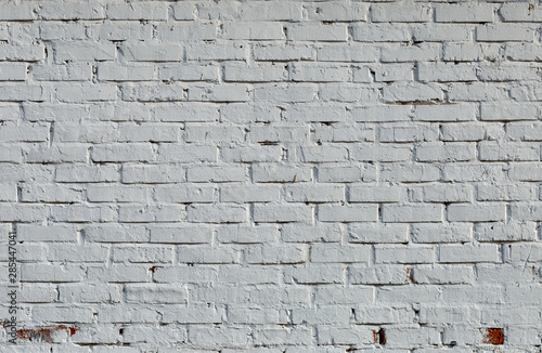 whitewashed brick wall,taken on a summer day
