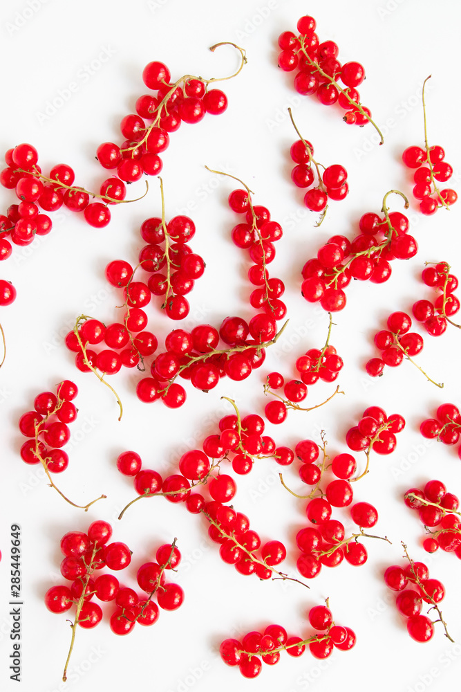 Red currant berries pattern. Red currant berries pattern.