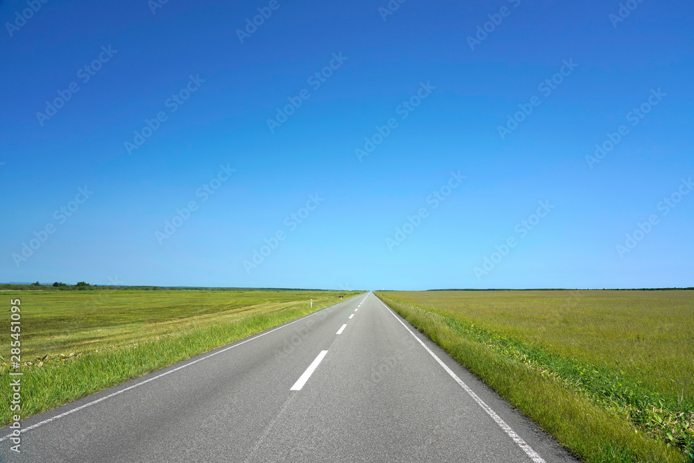 直線道路 直線道路