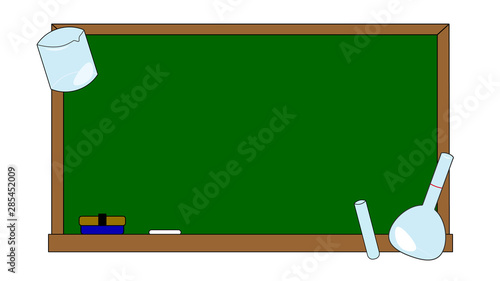 実験器具黒板