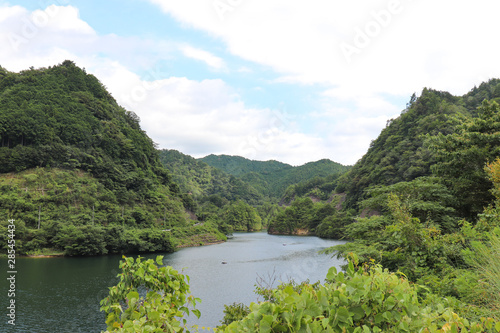 朝霧湖（愛知県新城市）,asagiri lake,shinshiro city,aichi pref,japan photo