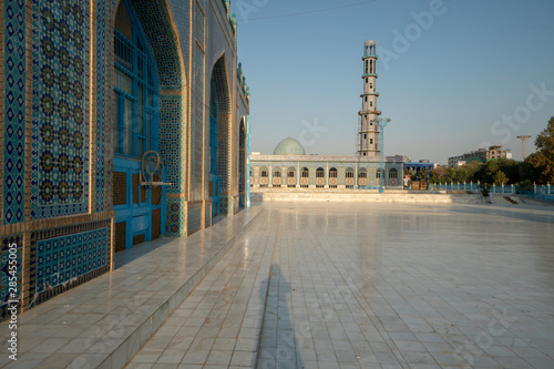 Blue Mosque in Mazar-e Sharif, Afghanistan (Shrine of Hazrat Ali) photo