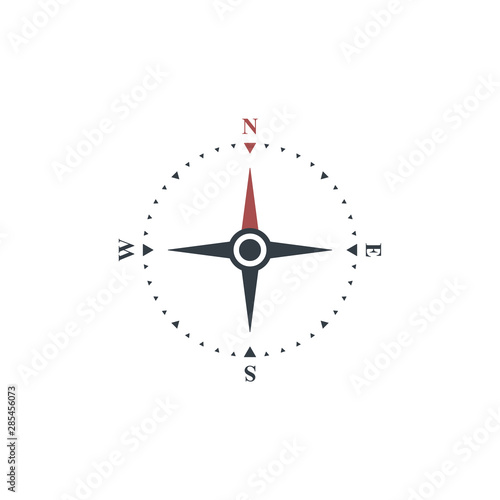 Compasses icon compass. illustration on white background