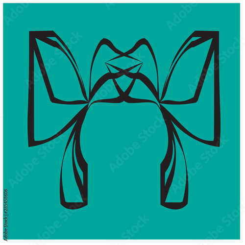 spider and web, clip art