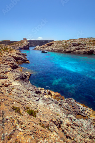 Beautiful landscape of Blue Logoon of Malta © Mikael Damkier