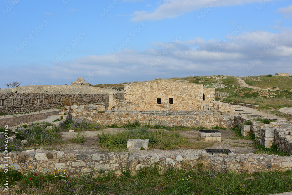 Fortezza von Rethymno auf kreta in griechenland