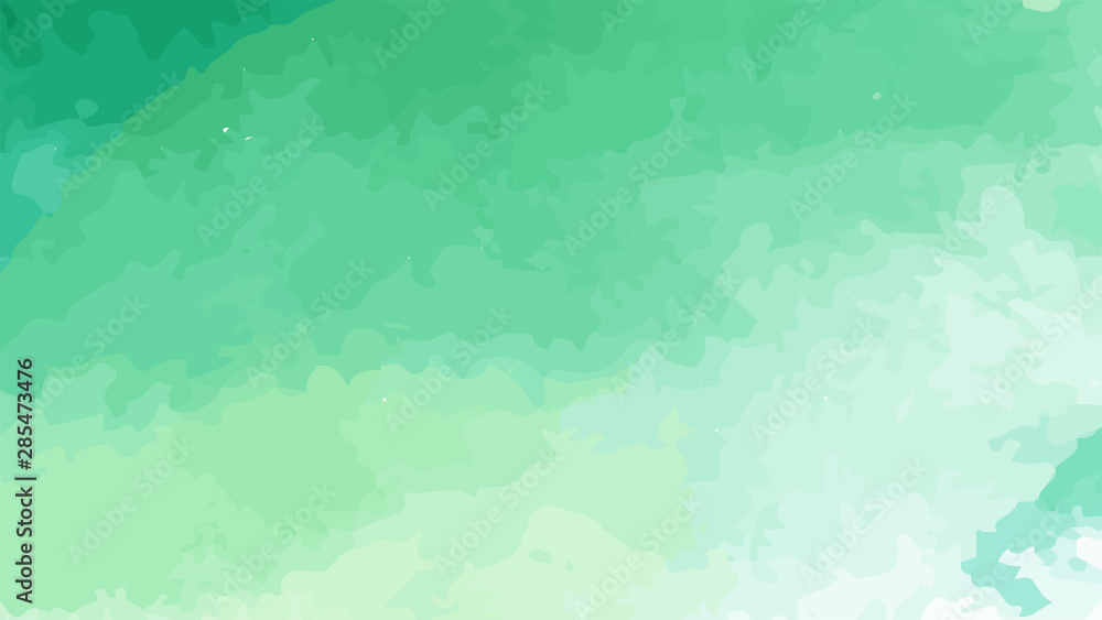 Fototapeta premium Green Gradient Watercolor Background for Designs Web Design Banner Poster etc.