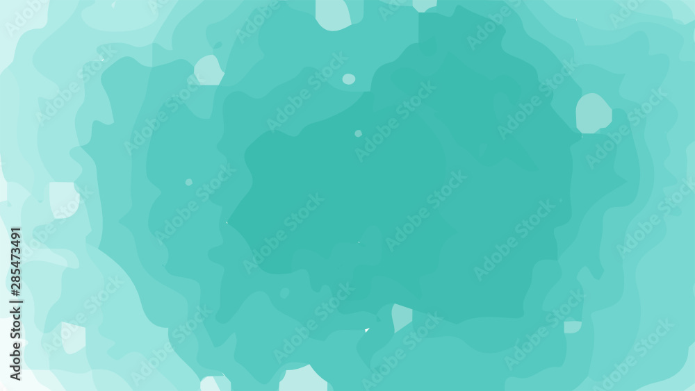 Green and Blue Colored Watercolor Sea Vector Summer Holiday Vector Beach Summer Themed Vector for Designs Web Design Banner Poster etc.