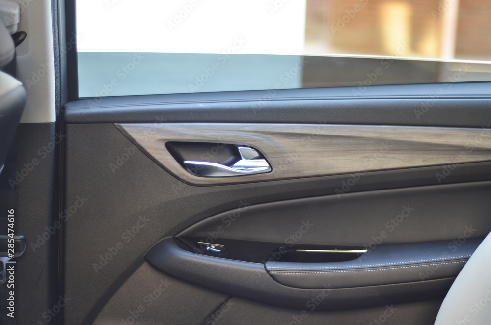 Car inside door handle of front passenger