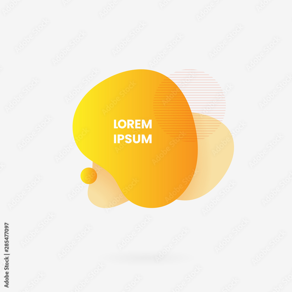 Liquid geometric abstract modern background graphic element. fluid ...