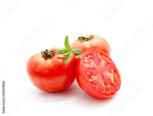 Ripe red tomatoes.