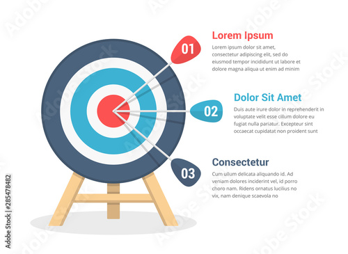 Target with Three Arrows