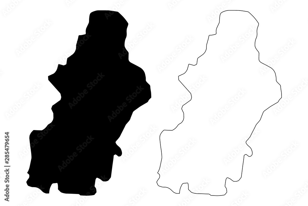 Francisco Morazan Department (Republic of Honduras, Departments of Honduras) map vector illustration, scribble sketch Francisco Morazán map.. Francisco Morazan Department (Republic of Honduras, Departments of Honduras) map vector illustration, scribble sketch Francisco Morazán map..
