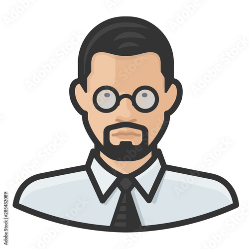 average people asian male avatar icon