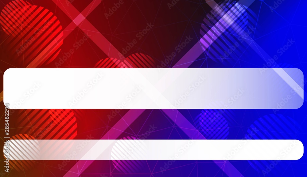 Fototapeta premium Modern geometrical abstract background with triangles, line, circle, space for text elements Template for wallpaper, interior design, decoration, scrapbooking page. Vector illustration.