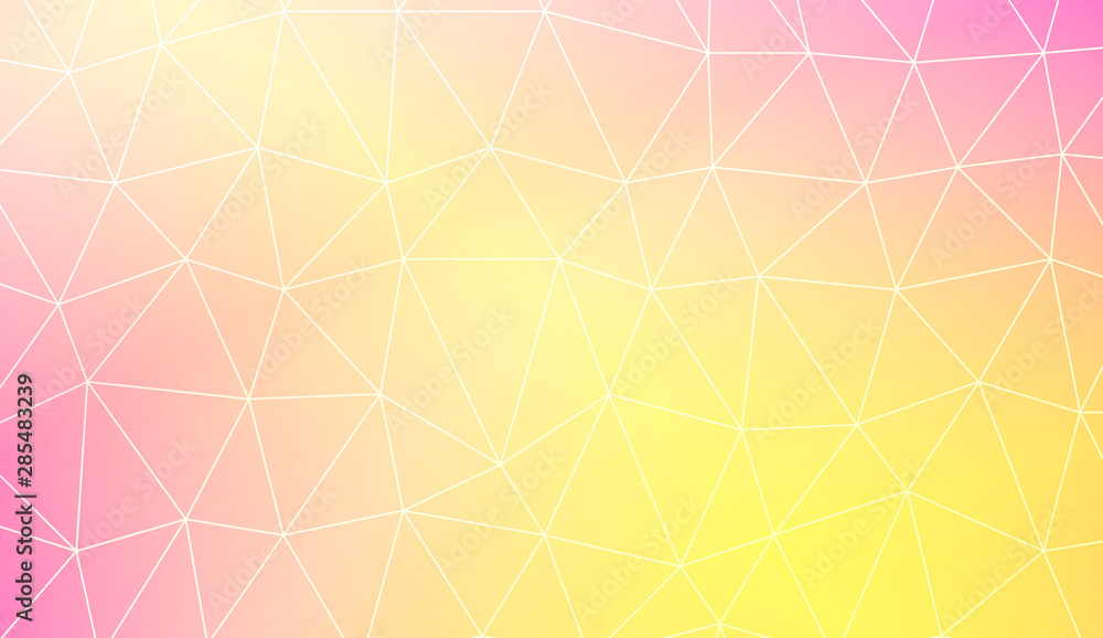 Modern elegant background with polygonal elements. For interior wallpaper, smart design, fashion print. Vector illustration. Creative gradient color.