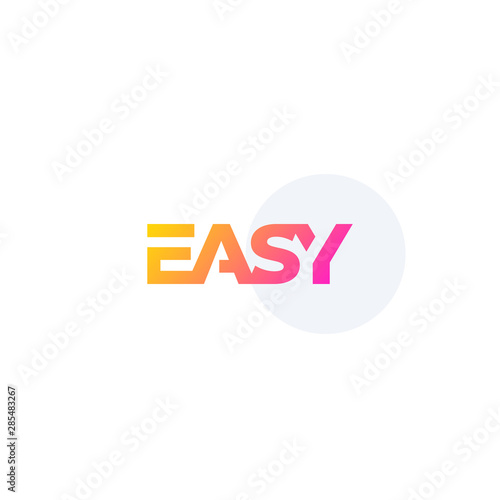 Easy vector logo design, t-shirt print