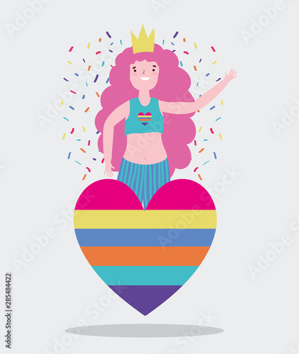 people community lgbtq flat design