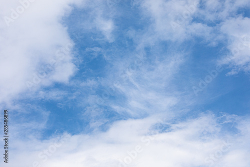 Cloudscape and blue sky at summer day