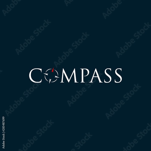 compass logo design ispiration . compass logo template