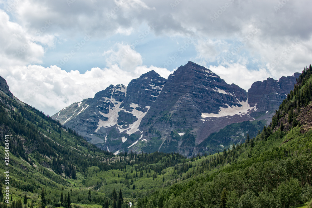 White River National Forest and Maroon Bells  in the background