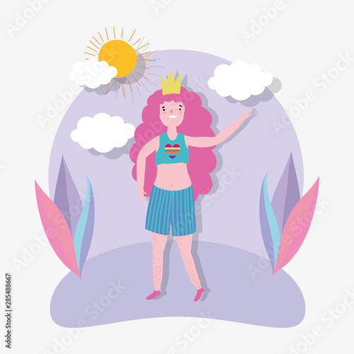 people community lgbtq flat design