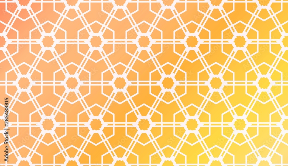 Design Pattern With Abstract Modern Ornament. Triangles Style. Gradient Background Bright Colors. For Soft Banner Template. Vector Illustration. Idea For Your Business Design Pattern With Abstract Modern Ornament. Triangles Style. Gradient Background Bright Colors. For Soft Banner Template. Vector Illustration. Idea For Your Business