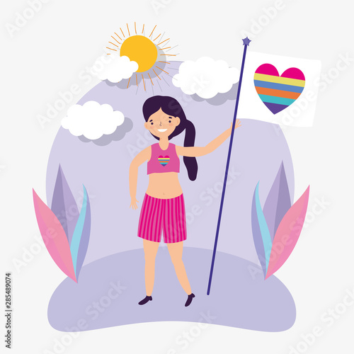 people community lgbtq flat design