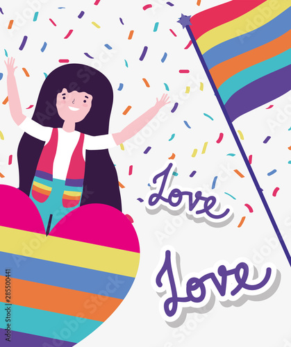 people community lgbtq flat design