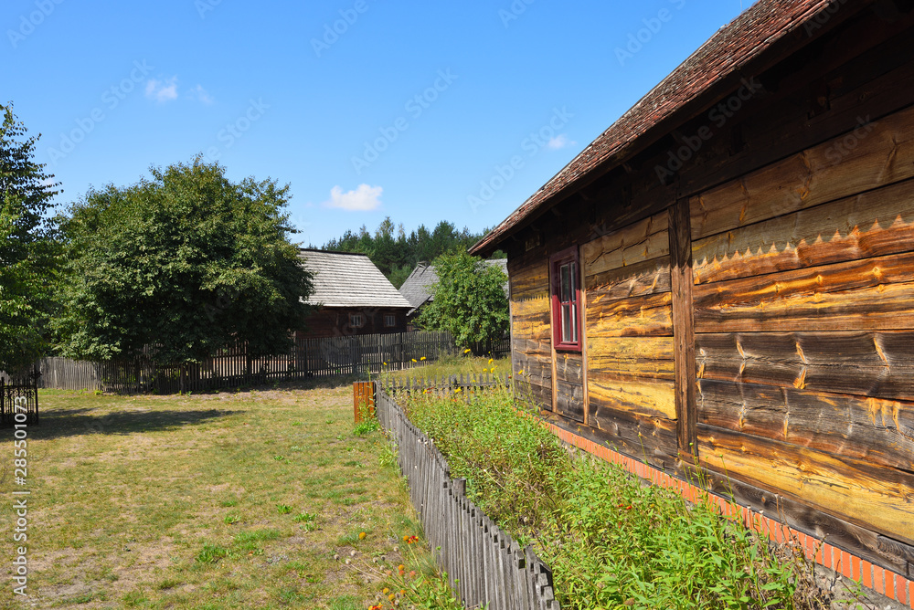 The Folk Culture Museum in Osiek by the river Notec, the open-air museum presents polish folk culture. Poland, Europe The Folk Culture Museum in Osiek by the river Notec, the open-air museum presents polish folk culture. Poland, Europe