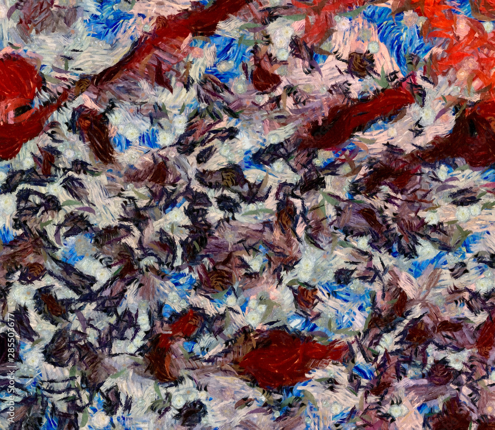 Modern painting wall art decor. Abstract drawing background. Design artwork. Brush strokes on canvas. Artistic pattern. Creative fashion print. Good as psychedelic poster. Surreal graphic abstraction. Modern painting wall art decor. Abstract drawing background. Design artwork. Brush strokes on canvas. Artistic pattern. Creative fashion print. Good as psychedelic poster. Surreal graphic abstraction.