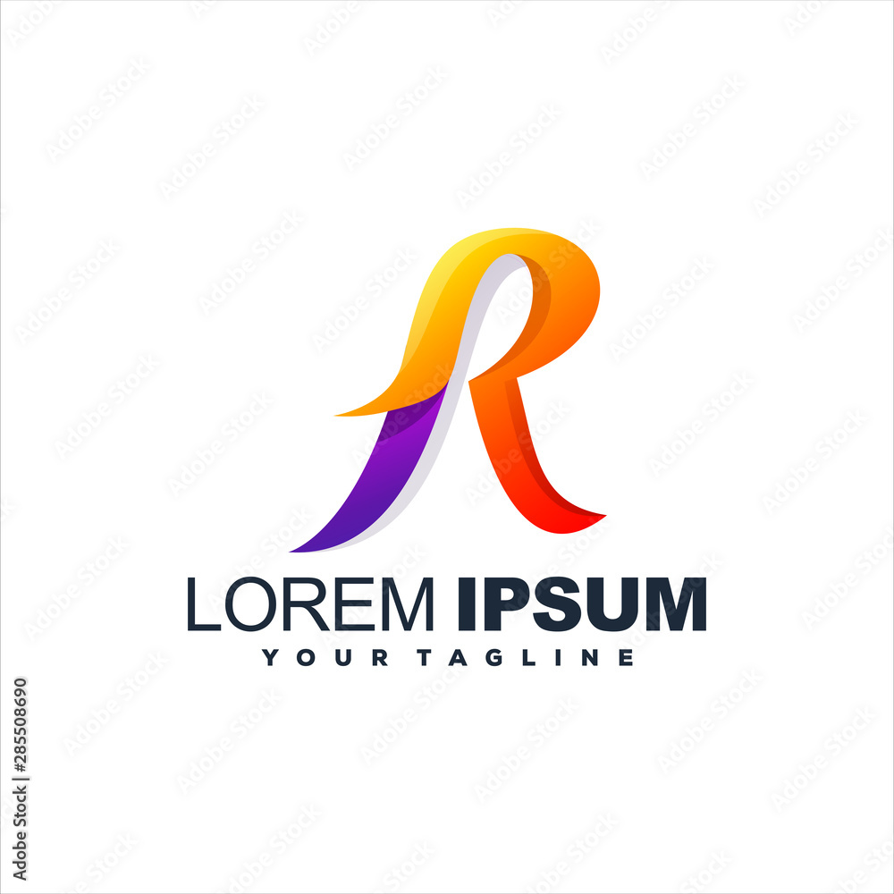 awesome letter r logo design awesome letter r logo design