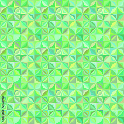 Green abstract stripe mosaic pattern background - repeating design