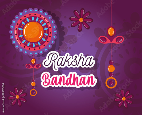 happy raksha bandhan poster design