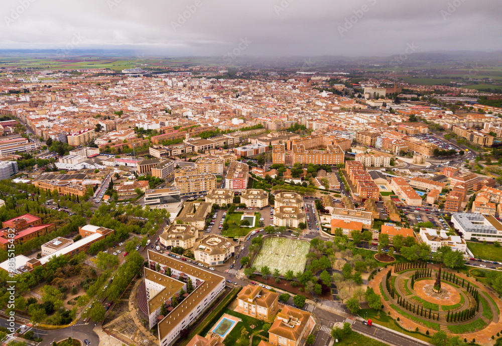 Roofs of town in La Mancha region. Ciudad Real. Spain