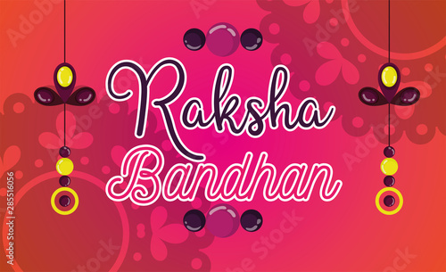 happy raksha bandhan poster design