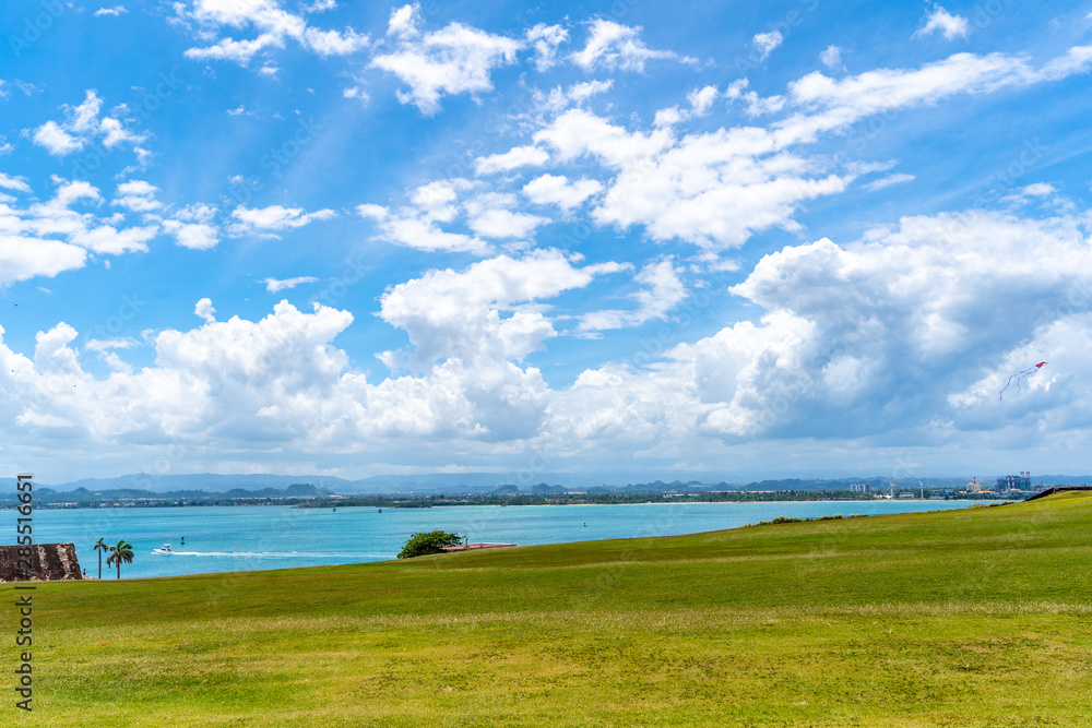 Ocean Horizon from Fort San Felipe Del Morro Puerto Rico. Ocean Horizon from Fort San Felipe Del Morro Puerto Rico.